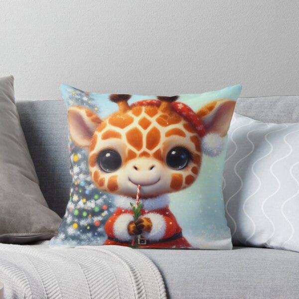 Item preview, giraffe santa  designed and sold by KateBlakeO.
