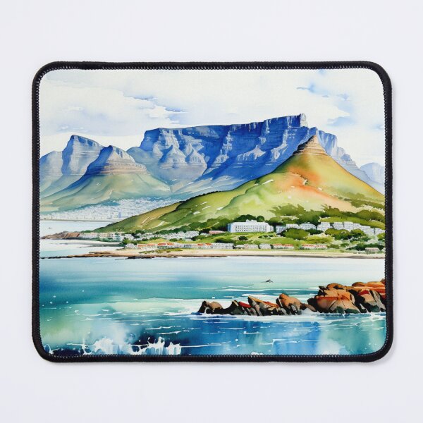 Item preview, Watercolor Design of Cape Town - South Africa  designed and sold by Sketch-Shack.