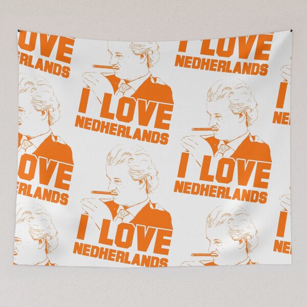 Item preview, Geert Wilders i love Nedherlands themed graphic design designed and sold by ironpalette.