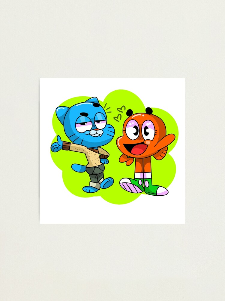 CN The Amazing World Of Gumball Darwin Gumball Portrait Spiral