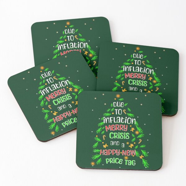 Item preview, Funny Due to Inflation Ugly Christmas Merry Crisis designed and sold by nicksvp.