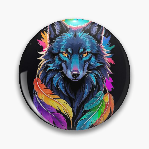 Item preview,  Mystical Black Sprite Wolf 2 designed and sold by WLHmedia.com .