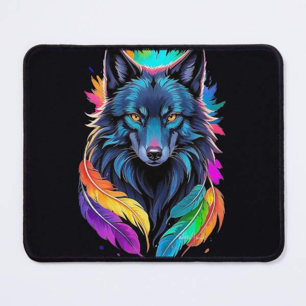 Item preview, Mystical Black Sprite Wolf 2 designed and sold by WLHmedia.com .