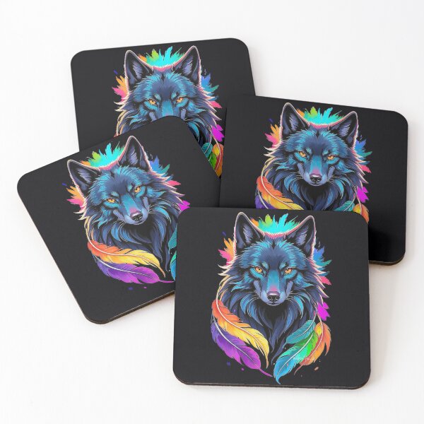 Item preview,  Mystical Black Sprite Wolf 2 designed and sold by WLHmedia.com .