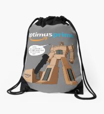 Optimus Prime Drawstring Bag