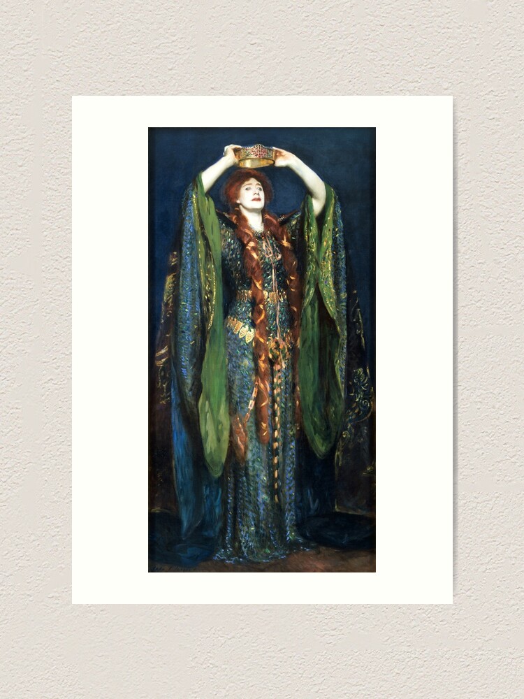 Ellen Terry as Lady MacBeth - John Singer Sargent 1899" Art Print for Sale  by forgottenbeauty | Redbubble