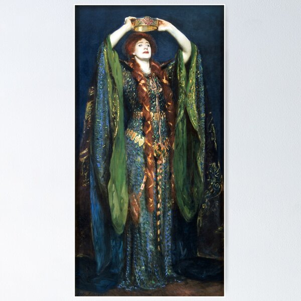 Artikel-Vorschau von Ellen Terry als Lady MacBeth - John Singer Sargent 1899, designt und verkauft von forgottenbeauty.