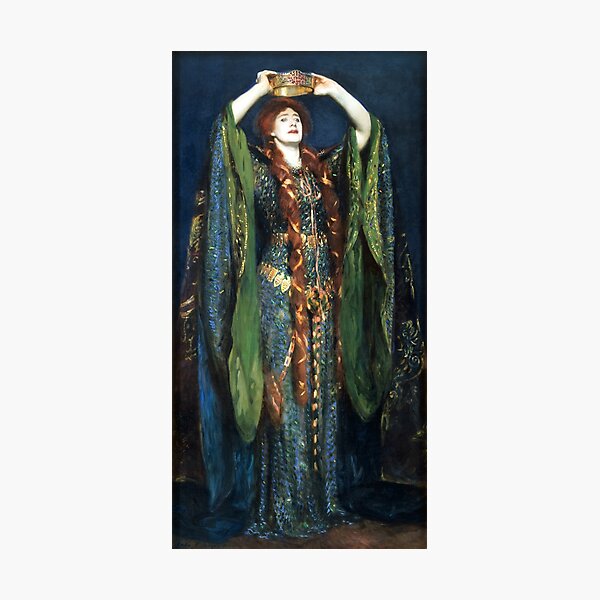 Vista previa del artículo con la obra «Ellen Terry como Lady MacBeth - John Singer Sargent 1899», diseñado y vendido por forgottenbeauty.