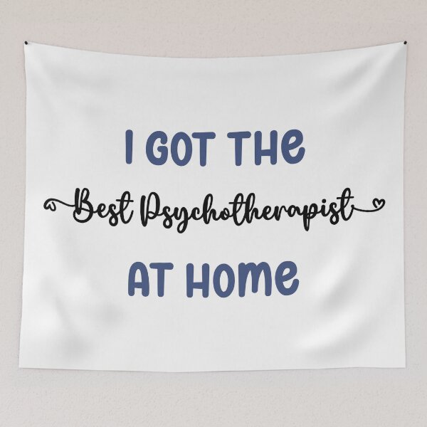 Item preview, I Got The Best Psychotherapist at Home - Psychotherapist in the Family (Dark Text) designed and sold by Spiprinto.