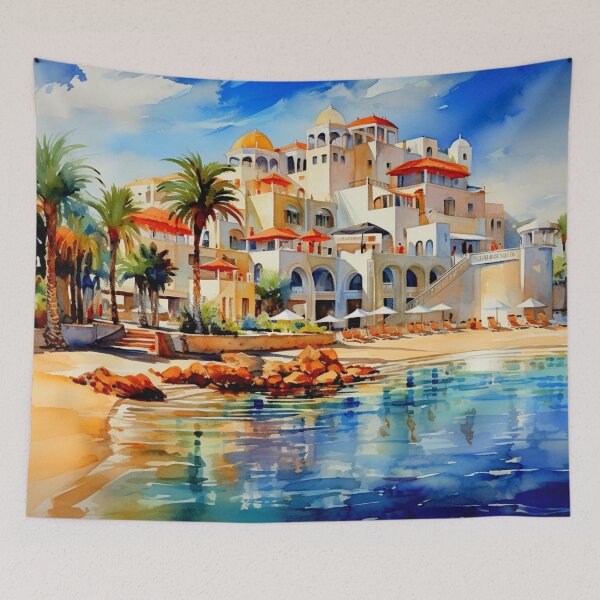 Item preview, Watercolor Design of Sharm el Sheikh - Egypt  designed and sold by Sketch-Shack.