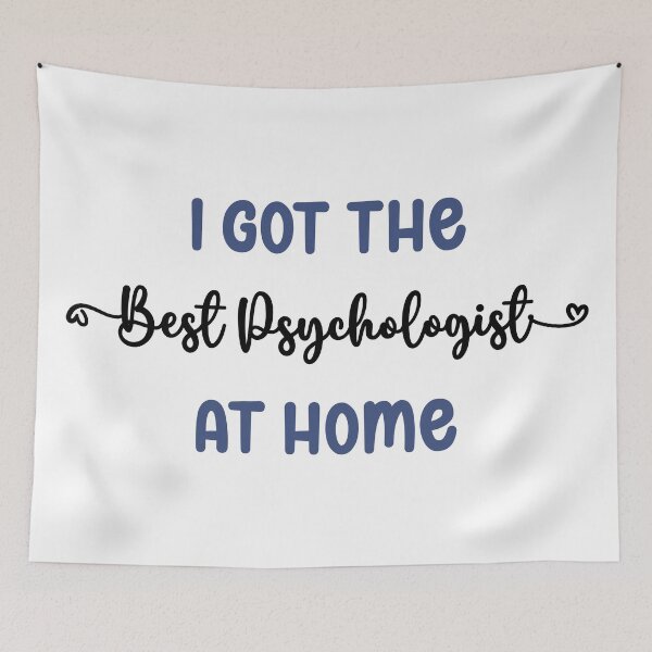 Item preview, I Got The Best Psychologist at Home - Psychologist in the Family (Dark Text) designed and sold by Spiprinto.
