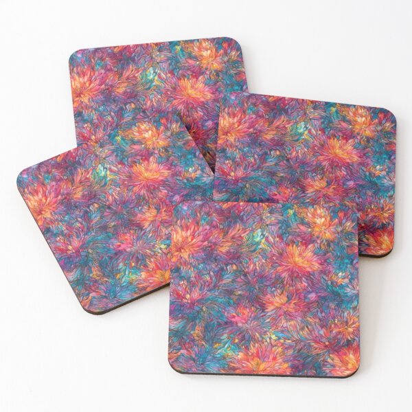 Item preview, Abstract Colorful Floral Pattern designed and sold by calibrit.