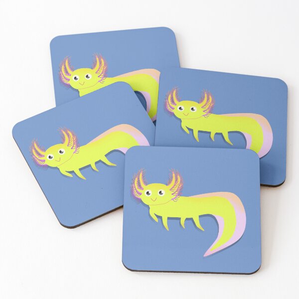 Item preview, Axolotl That is Friend Shaped (yellow) designed and sold by Tweetyeti.