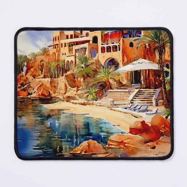 Item preview, Watercolor Design of Sharm el Sheikh - Egypt  designed and sold by Sketch-Shack.