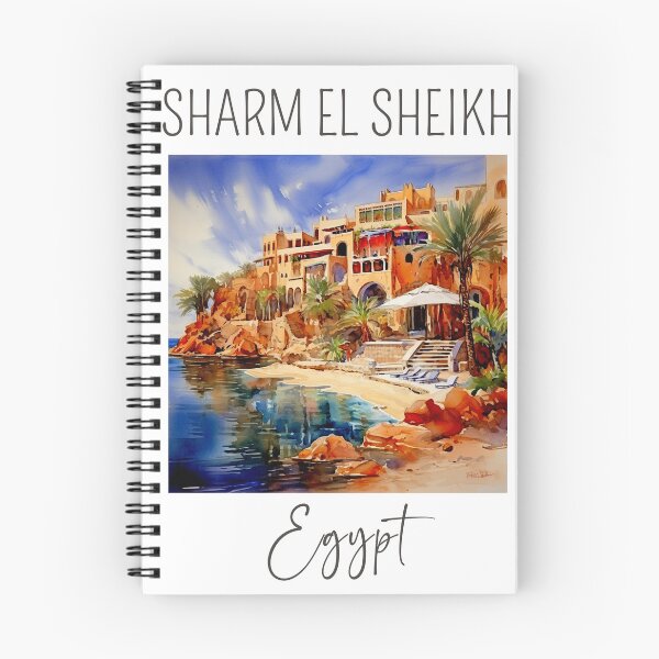 Item preview, Watercolor Design of Sharm el Sheikh - Egypt  designed and sold by Sketch-Shack.