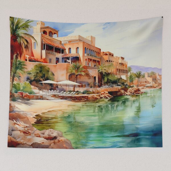 Item preview, Watercolor Design of Sharm el Sheikh - Egypt  designed and sold by Sketch-Shack.
