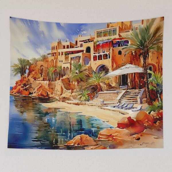 Item preview, Watercolor Design of Sharm el Sheikh - Egypt  designed and sold by Sketch-Shack.