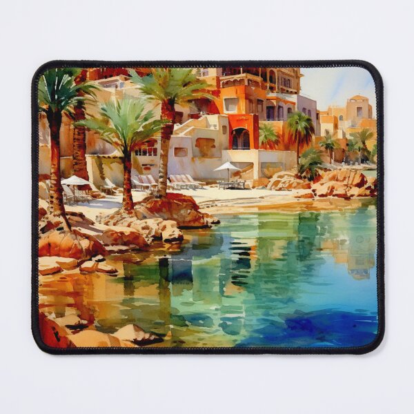 Item preview, Watercolor Design of Sharm el Sheikh - Egypt  designed and sold by Sketch-Shack.