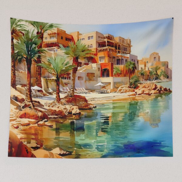Item preview, Watercolor Design of Sharm el Sheikh - Egypt  designed and sold by Sketch-Shack.