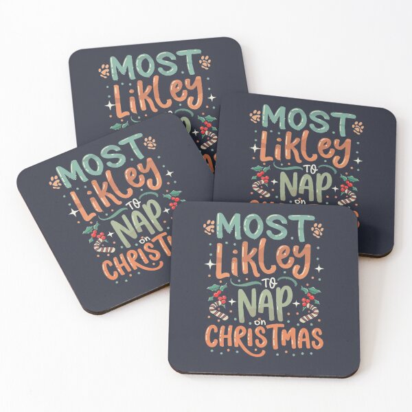 Item preview, Most Likely To Nap On Christmas with the Matching Family Xmas Crew designed and sold by INK-Creations.