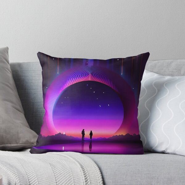 Item preview, Lunar Embrace: Silhouettes in the Purple Night designed and sold by WhimsyRealm.