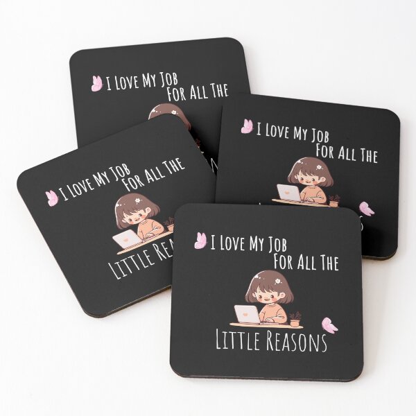 Item preview, I Love My Job For All The Little Reasons - Preschool Teacher  designed and sold by vaggleTown.