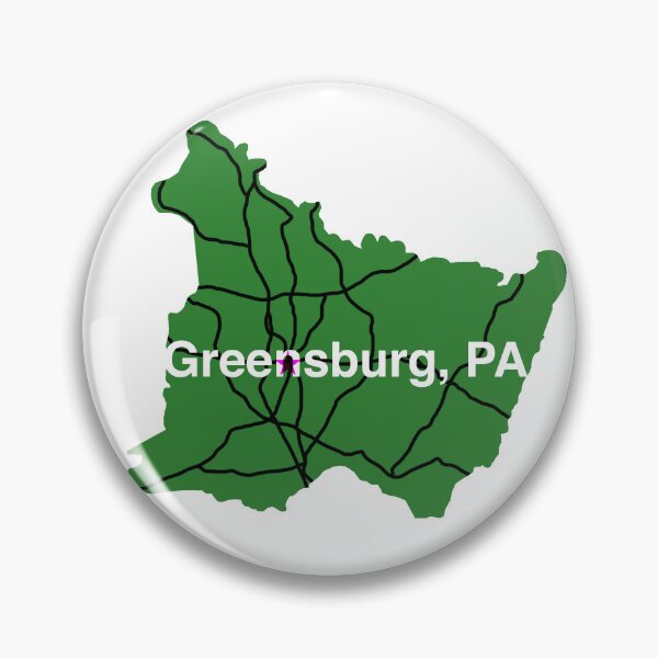 Item preview, Greensburg | Westmoreland County Outline designed and sold by dumpingcore.