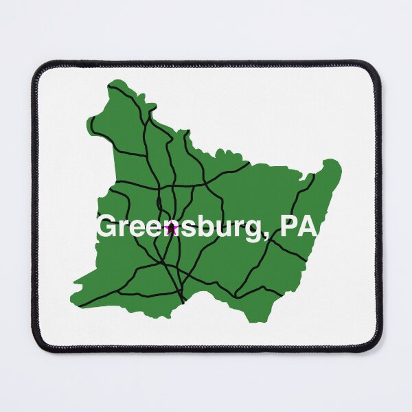Item preview, Greensburg | Westmoreland County Outline designed and sold by dumpingcore.