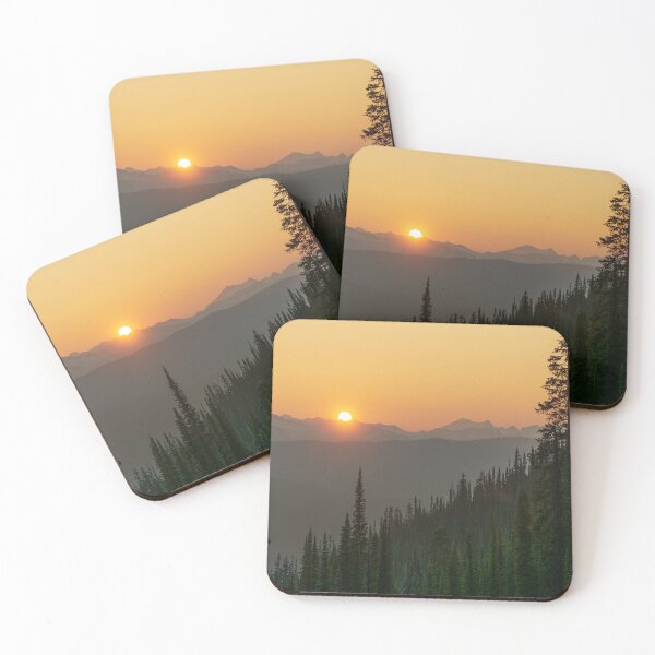 Item preview, Columbia Mountain Sunset designed and sold by Mullwell Photography.