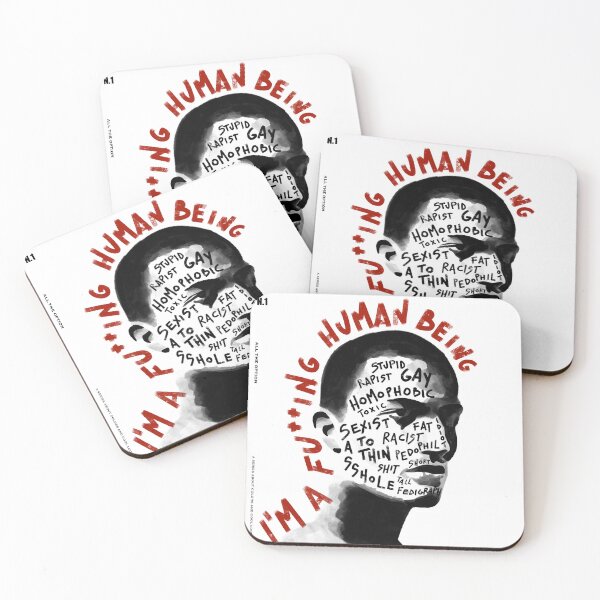 Item preview, I'a fu**king human being designed and sold by Stel99.