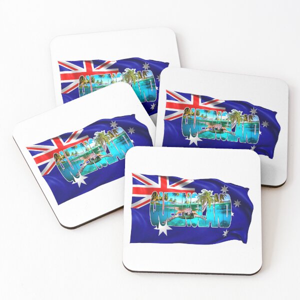 Item preview, QUEENSLAND - Australia Turtle with Flag designed and sold by Adam Gormley.