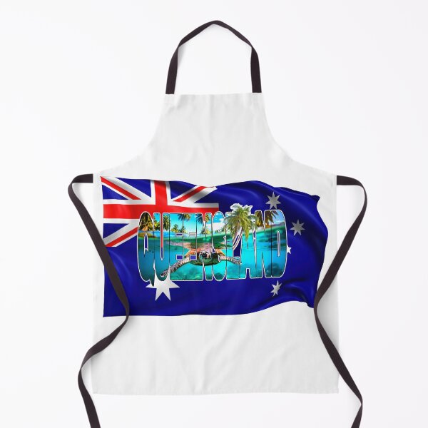 Item preview, QUEENSLAND - Australia Turtle with Flag designed and sold by Adam Gormley.