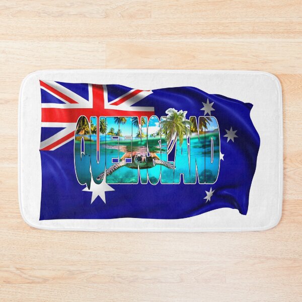 Item preview, QUEENSLAND - Australia Turtle with Flag designed and sold by Adam Gormley.