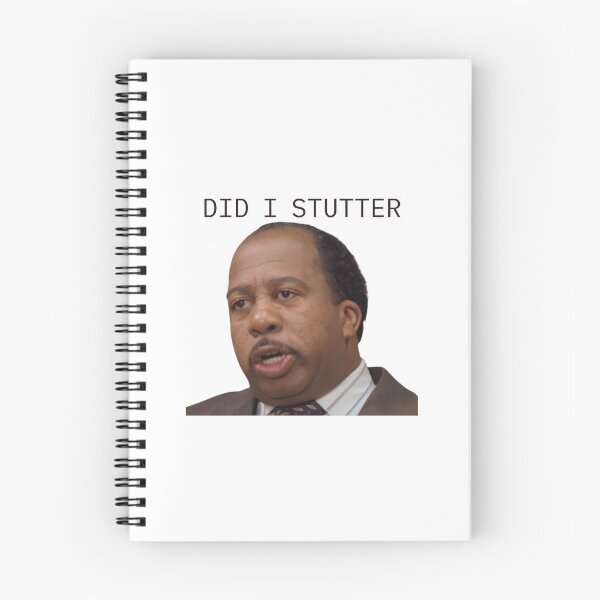 Item preview, DID I STUTTER Stanley Hudson sticker  designed and sold by liv98.