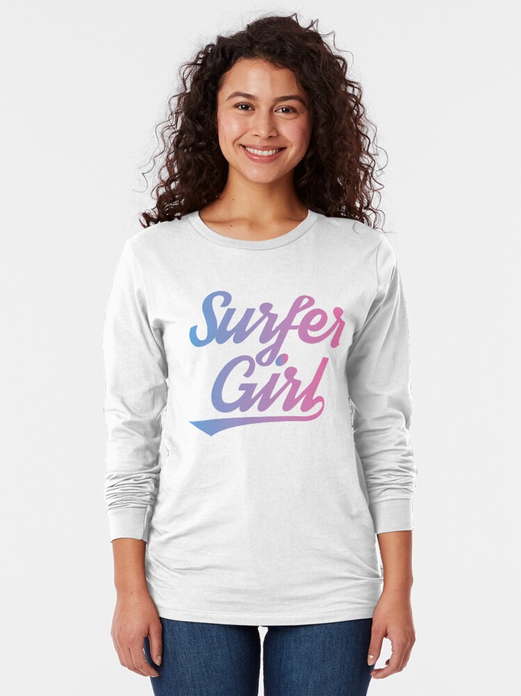 "Surfer Girl" Tshirt by teesaurus Redbubble
