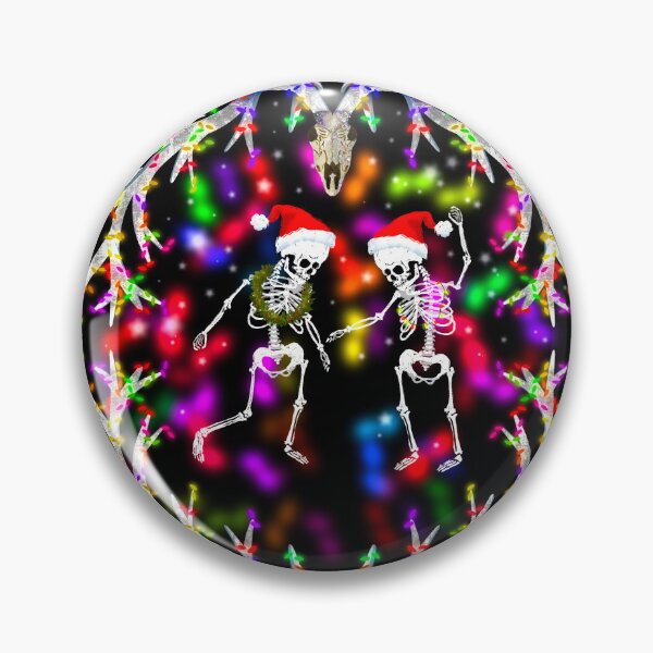 Item preview, Holiday office party dancing skeletons designed and sold by ExtraCaffeine.