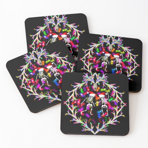 Item preview, Holiday office party dancing skeletons designed and sold by ExtraCaffeine.