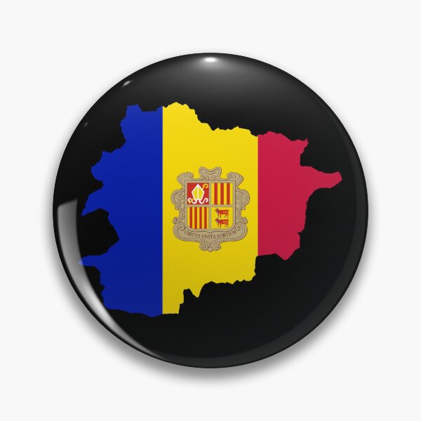 Item preview, Andorra map designed and sold by feether-store.