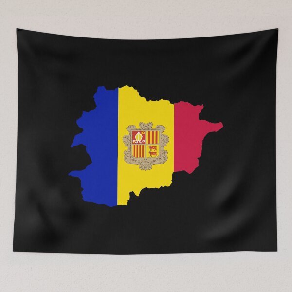 Item preview, Andorra map designed and sold by feether-store.