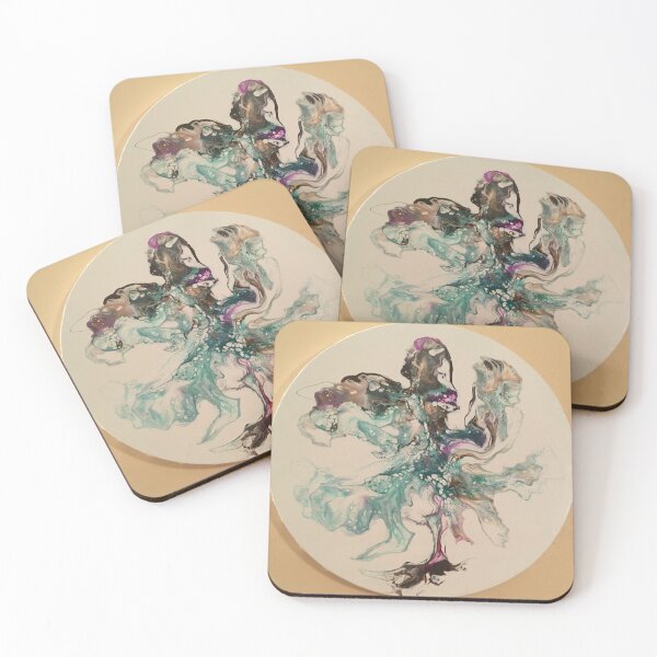 Item preview, Water Leaf - Acrylic Pour designed and sold by Onelamb.