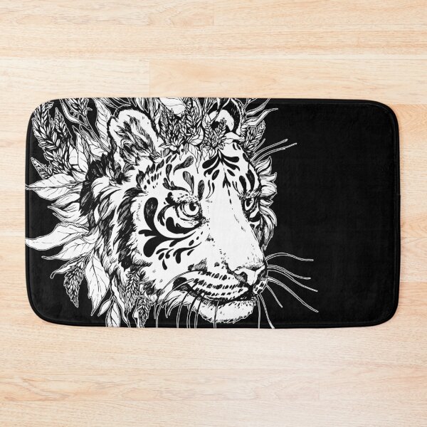 Item preview, Inked Tiger Wisp - Black Linework version designed and sold by Kellie Lamphere.