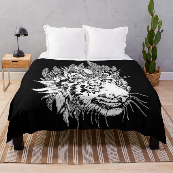 Item preview, Inked Tiger Wisp - Black Linework version designed and sold by Kellie Lamphere.