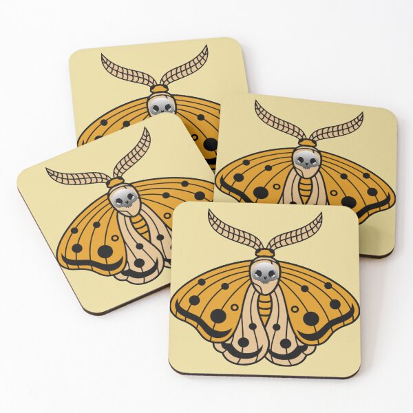 Aperçu de l'œuvre Orange Skull Moth créée et vendue par Lil-Bit-Batty.