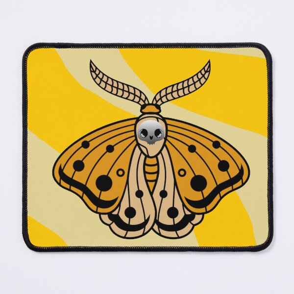 Artikelvorschau, Orange Skull Moth entworfen und verkauft von Lil-Bit-Batty.