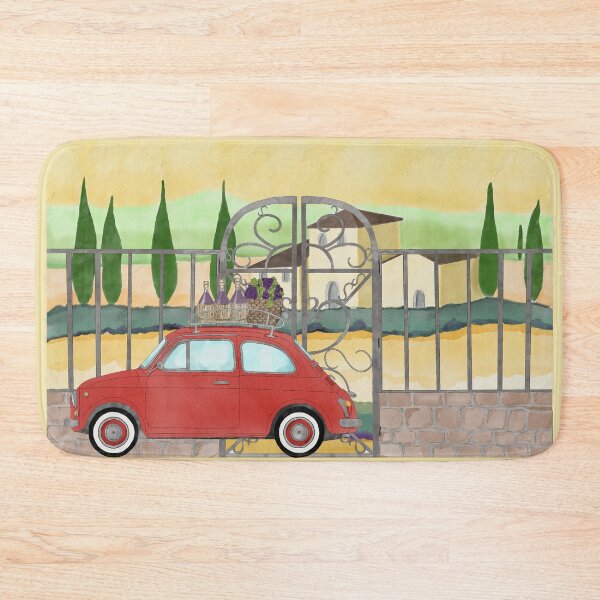 Item preview, Vineyard in Tuscany Fiat 500 designed and sold by portosabbia.