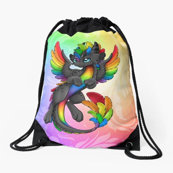 Item preview, Zen 'Black Rainbow' Dragon designed and sold by Dragons and Beasties.