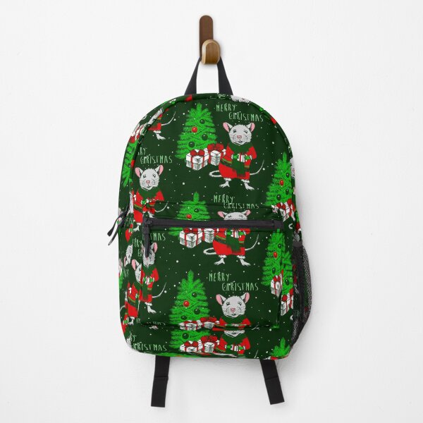 Item preview, merry christmas tree rat funny designed and sold by Gossip Rag.
