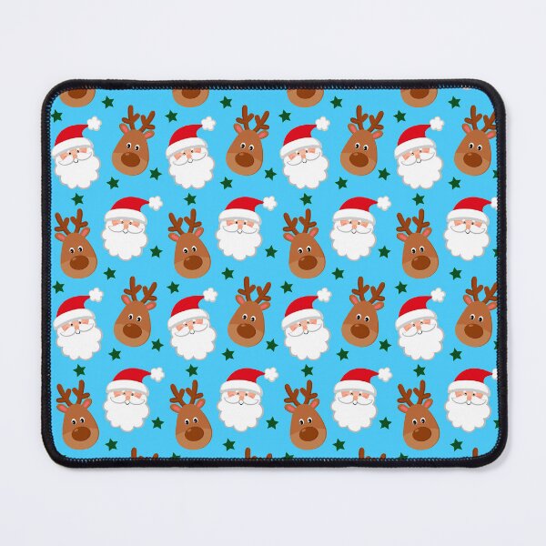Item preview, Christmas Santa Claus And Reindeer Whimsical Xmas Pattern designed and sold by DEC02.