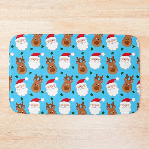 Item preview, Christmas Santa Claus And Reindeer Whimsical Xmas Pattern designed and sold by DEC02.