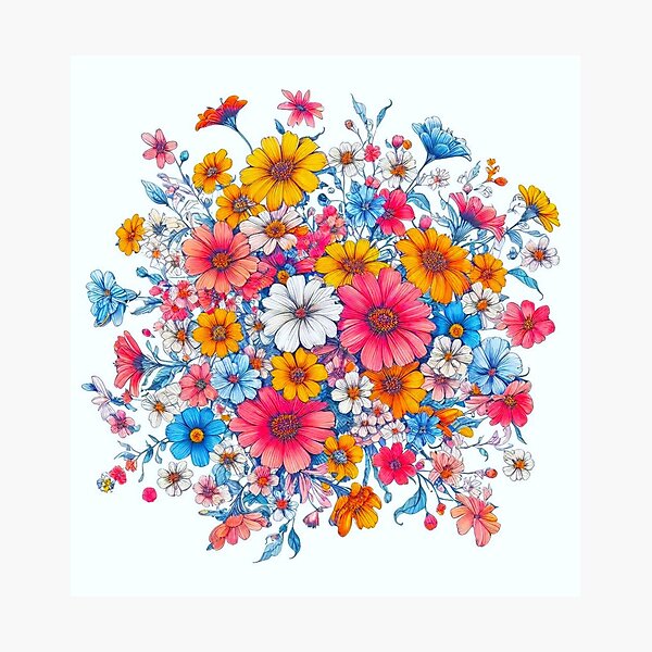 Item preview, Flowers in full bloom. designed and sold by growing-mom.
